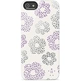 Belkin Shield Blooms Case / Cover for iPhone 5 and 5S (Purple)