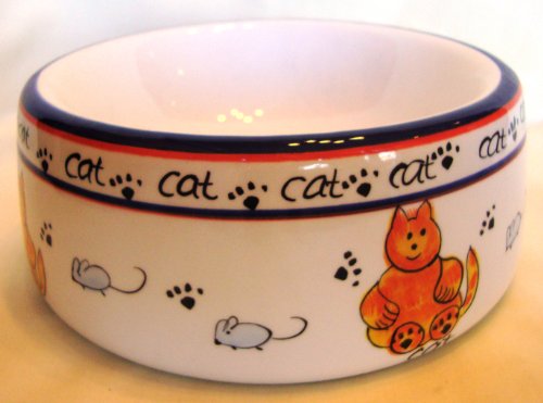 Ceramic Cat Food Bowl