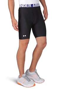 Under Armour Shorts cg comp evo - Pantalones de running para hombre, tamaño M, color negro