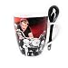 Coffret Mug "Johnny Hallyday" + cuillère rouge