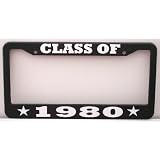 CLASS OF 1980 License Plate Frame by Motown Automotive Design