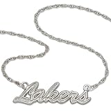 Los Angeles Lakers Stainless Steel Script Necklace