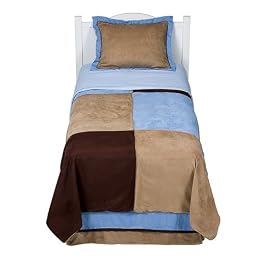 Baby Blue's 3-pc. Bedding Set - Blue/ Brown (Twin) : Target