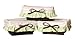 Pam Grace Creations Wicker Liner, Set of 3, Bear