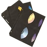 Case Logic 40 Disc Capacity DVD Album Refill Pages (Black)