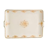 Royal Albert Old Country Roses Gold 12-inch Fluted Serving Tray