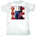 Signatures Network Men's Bruce Springsteen Short Sleeve T-Shirt,White,Medium