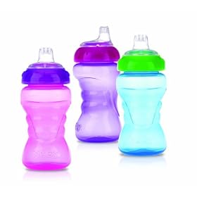 Nuby No Spill Sipper, Colors May Vary, 10 Ounce
