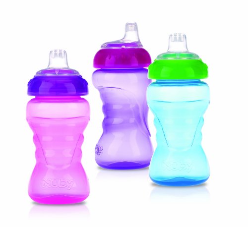 Nuby No Spill Sipper, Colors May Vary, 10 Ounce