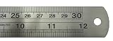 Click for more about 12" Stainless Steel Ruler - Unknown.
