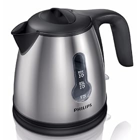 Philips - HD 4618/20 - Bouilloire - 0,8 L - 2400 W - Sans Fil - Compact - Noir / Inox