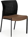 La-Z-Boy Contract Furniture Zip Ship Conceive 275 lb. Capacity Plastic Back Stacking Chair with Black Frame