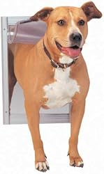 PetSafe Premium Classic Pet Door, Large, Satin