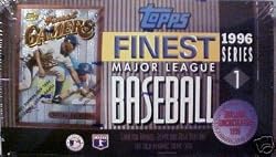 1996 Topps Finest One Baseball Card Unopened Hobby Box