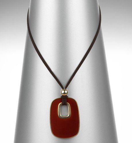 Square Enamel Pendant