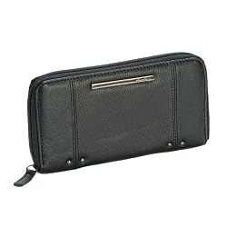 Kenneth Cole New York Zip Around Genuine Leather Wallet