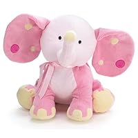 Pink 14' Plush Baby Elephant Adorable Stuffed Animal Toy