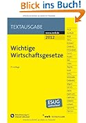 Wichtige Wirtschaftsgesetze