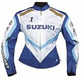 Joe Rocket Ladies Suzuki Superstock Blue White XLARGE Motorcycle Jacket