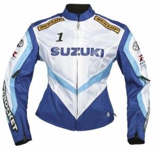 Joe Rocket Ladies Suzuki Superstock Blue White XLARGE Motorcycle Jacket