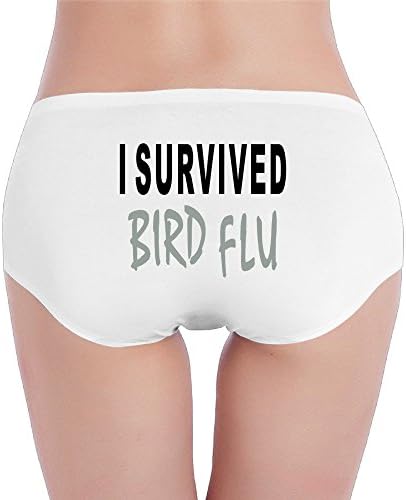 I Survided Bird Flu Graphic For Women Panties Low Waist Underwear