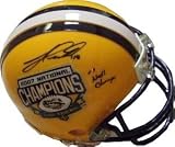 Jacob Hester Autographed/Hand Signed LSU Tigers Replica Logo Mini Helmet with 07 Natl Champs inscrip