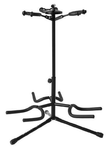 Jamstands by Ultimate JS-TG103 Qualitäts Gitarrenständer 3-fach, schwarz