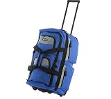 Olympia Luggage Sports Plus 22 Inch 8 Pocket Rolling Duffel Bag