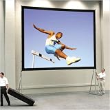 Buy  Ultra Wide Angle Heavy Duty Deluxe Fast Fold Complete Rear Projection Screen - 6' x 8' Size: 9' x 12'