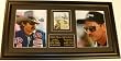 Dale Earnhardt Sr. and Richard Petty Autographed Photo - Deluxe Custom Frame with Driver Photos and Nameplate