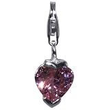 Produkt-Bild: Insignum Charms Anh&auml;nger Zirkoniaherz PINK 925 Sterling Silber I264070
