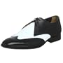 Florsheim Men's Arno Oxford,Black/White,6.5 D US