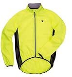 PEARL iZUMi: 2381　プレーン　ウィンドブレーカー ネオンイエロー L