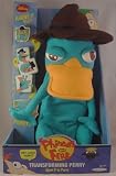Disney Phineas and Ferb Plush Transforming Agent P to Perry
