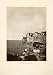 1923 Print Les Falaises Bonifacio Corsica France Cityscape Landscape Cliff Ocean - Original Halftone Print