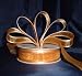 Organza Satin Edge Ribbon - 7/8" - 25 Yards (75 FT) - Gold
