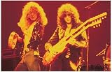 Led Zeppelin - Jimmy Page Double-Neck - Zoso 11x17 Poster