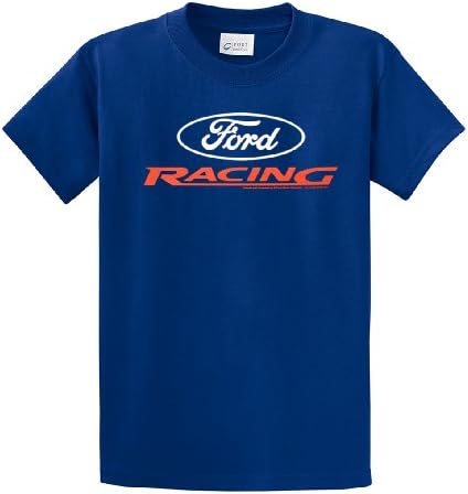 Ford Racing T-shirt Ford Racing Logo Design-royal-xxxl