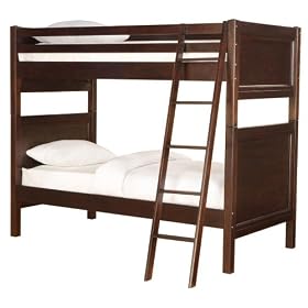 Hayden Twin over Twin Bunk Bed in Chocolate Finish Powell 861-037 by Powell