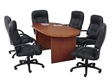 Conference Room Set with High Back Leather Chairs - Office Star - CSET-4