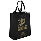 Anaheim Ducks Black Reusable Tote Bag