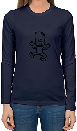Herbert The Zombie Printed Women Regular T-shirt - Large - Electric Navy