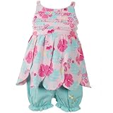 Baby Girl Clothes HIBISCUS Top Short 2Pc Outfit LE TOP Clothing Girls 0M-24M