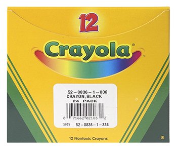 Crayola Regular Crayon Single Color Refill Pack - Black