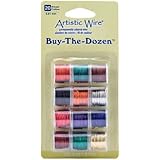 Artistic Wire 20-Gauge Buy-The-Dozen, Various Colors, 12-Pack