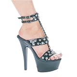 Women's 601-Queen 6 Heel Sandal With Rivets