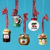 GOOSEBERRY PATCH MINIATURE ORNAMENTS - 1.75 POLYRESIN GOOSEBERRY PATCH MINIATURE ORNAMENTS 5PK - Christmas Ornament