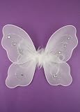 Child's White Fairy Wings - approximately 22x20cm