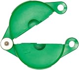 Brady Hinged Gate Valve Lockout, Green, for 1