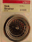 Larsen Supply #03-1129 3-1/2 Stainless Steel Sink Strainer
